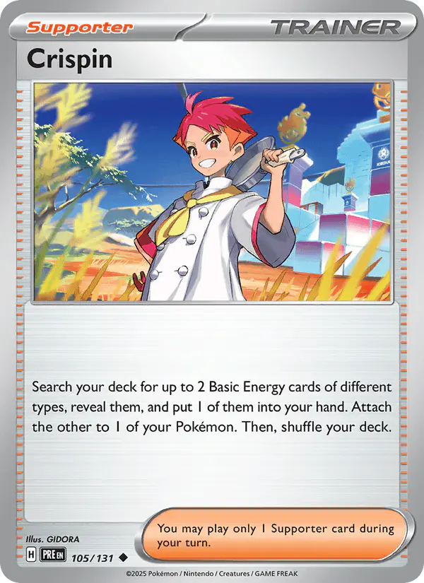 Carta Crispin 105/131 de Prismatic Evolutions