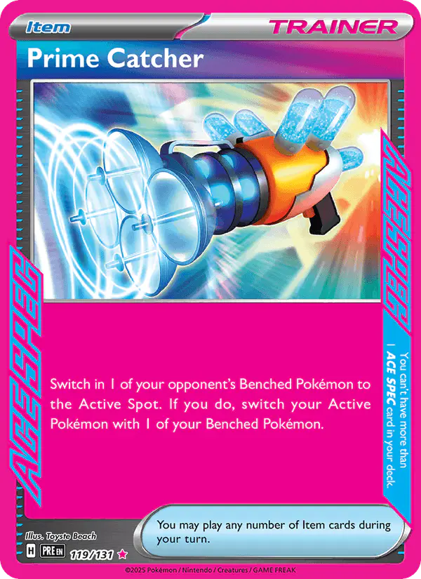 Carta Prime Catcher 119/131 de Prismatic Evolutions