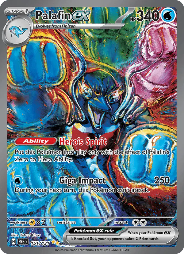 Carta Palafin ex 151/131 de Prismatic Evolutions