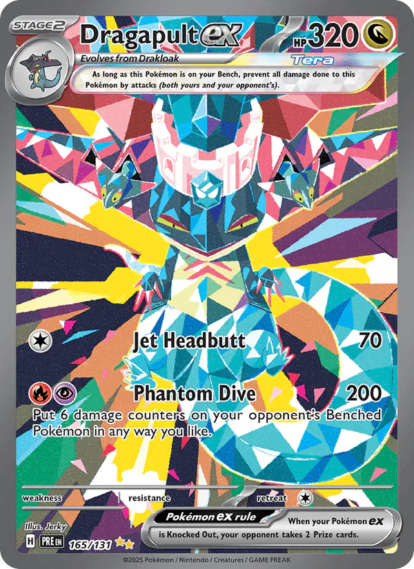 Carta Dragapult ex 165/131 de Prismatic Evolutions