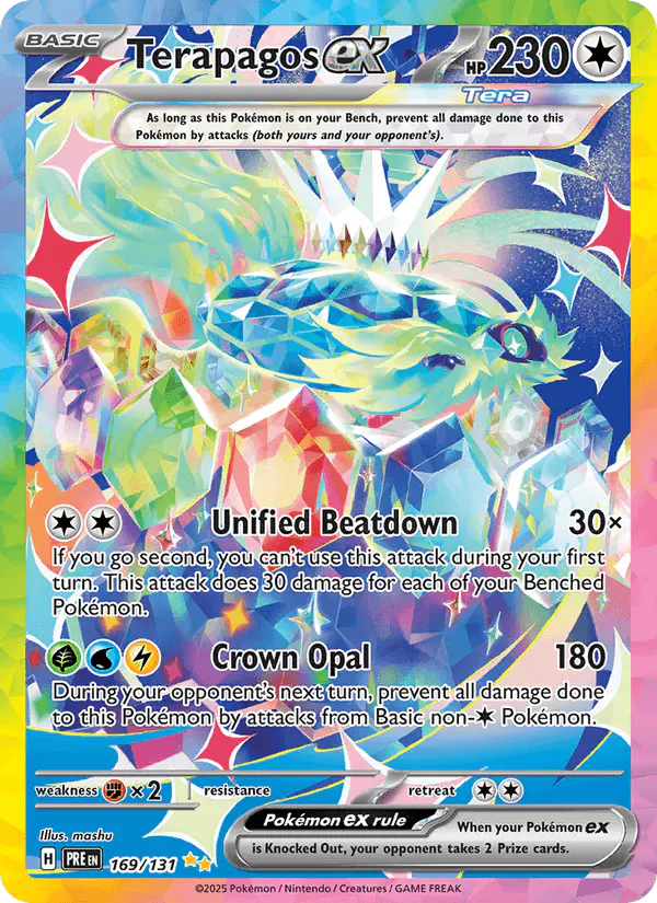 Carta Terapagos ex 169/131 de Prismatic Evolutions