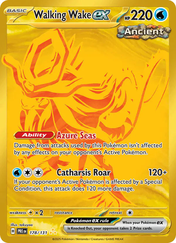 Carta Walking Wake ex 178/131 de Prismatic Evolutions