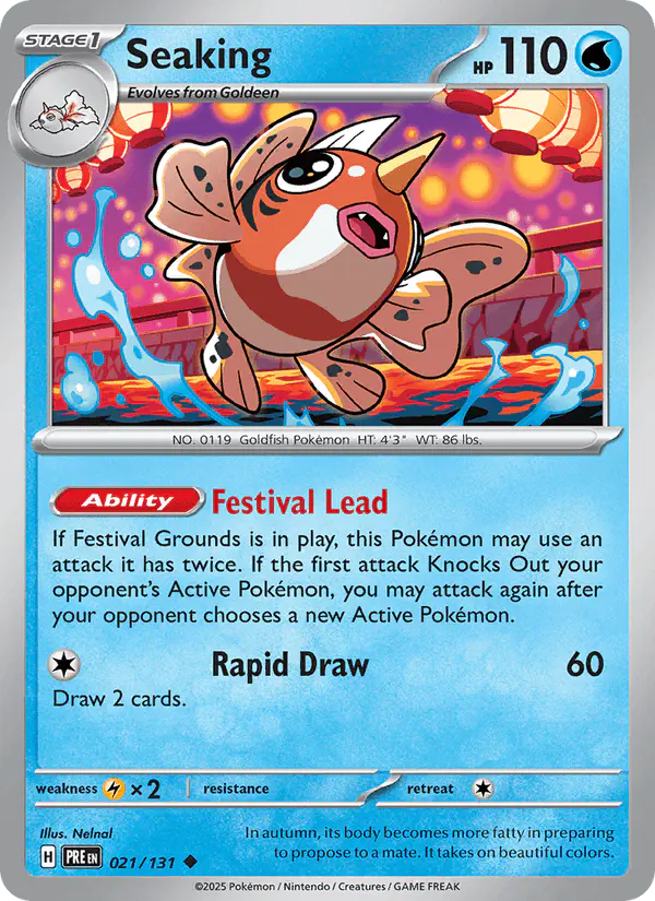 Carta Seaking 021/131 de Prismatic Evolutions