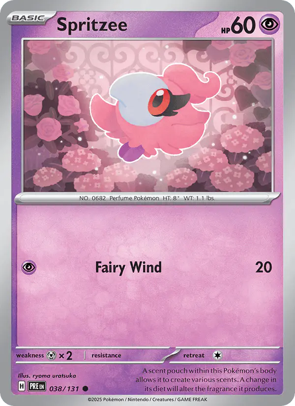 Carta Spritzee 038/131 de Prismatic Evolutions