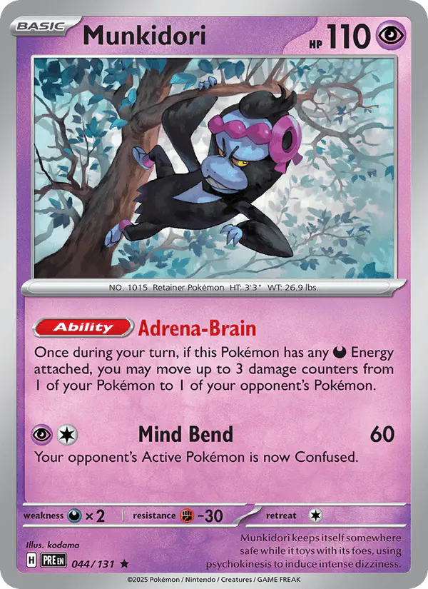 Carta Munkidori 044/131 de Prismatic Evolutions