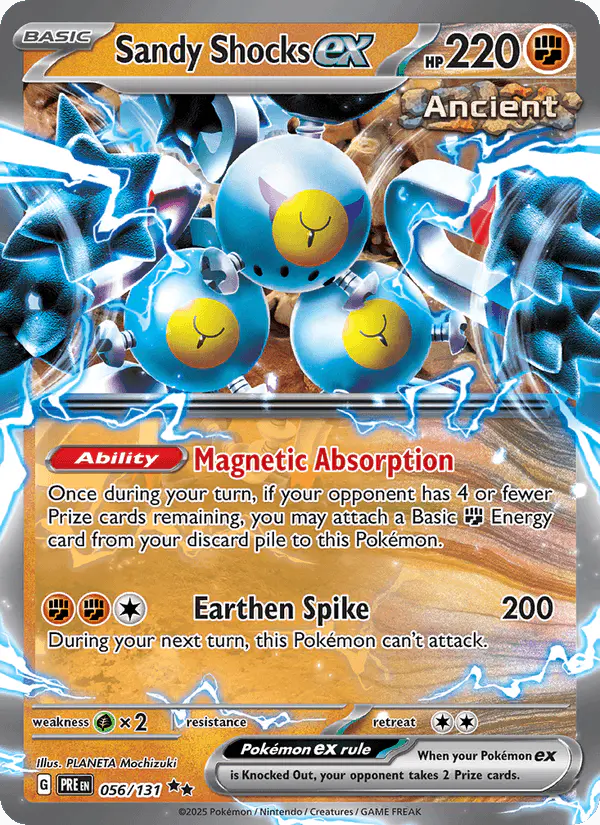 Carta Sandy Shocks ex 056/131 de Prismatic Evolutions