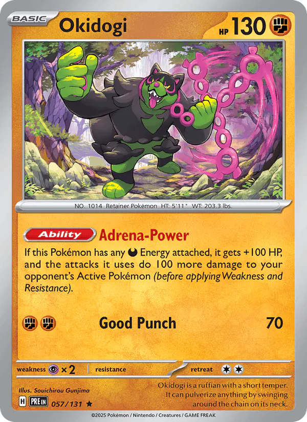 Carta Okidogi 057/131 de Prismatic Evolutions
