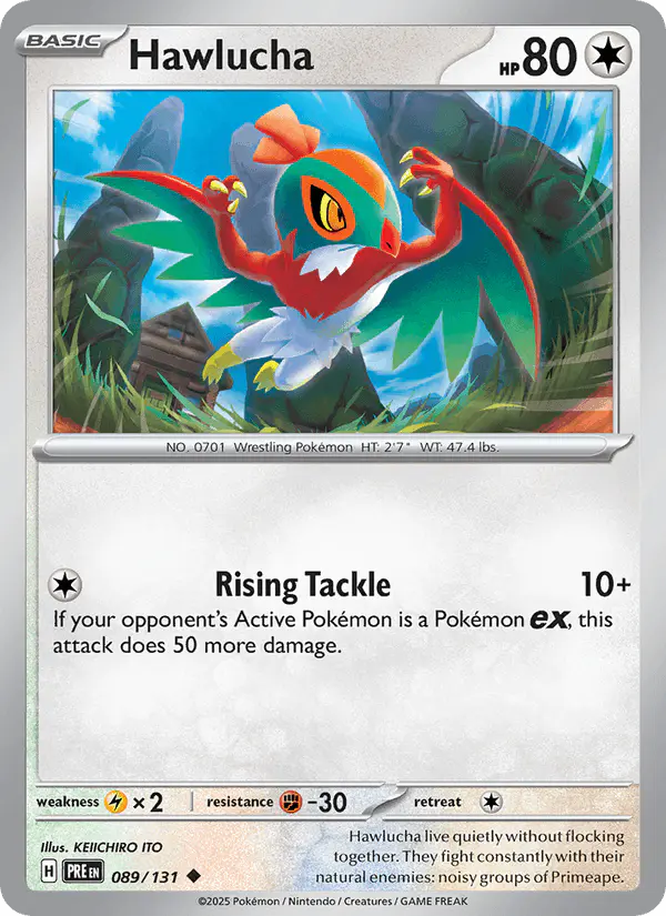 Carta Hawlucha 089/131 de Prismatic Evolutions