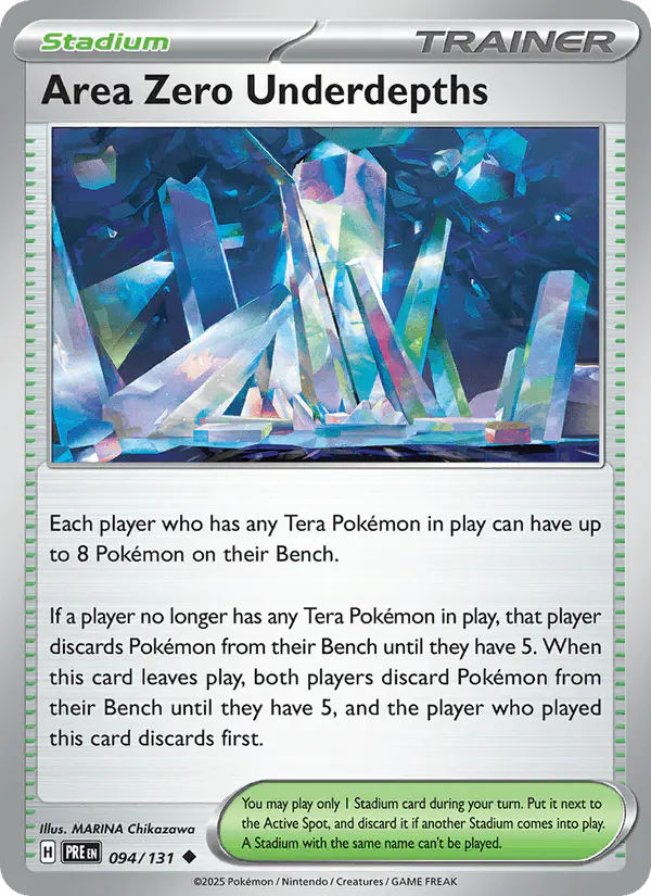 Carta Area Zero Underdepths 094/131 de Prismatic Evolutions