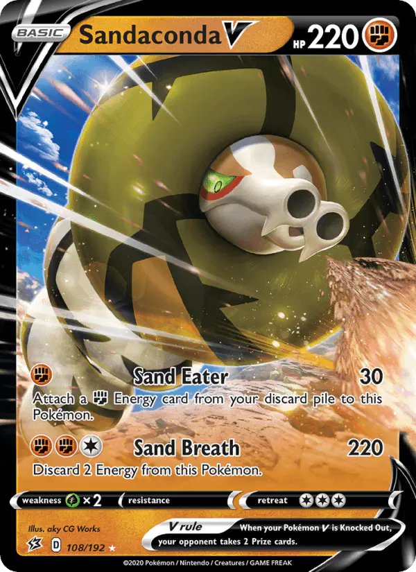 Carta Sandaconda V 108/192 de Rebel Clash