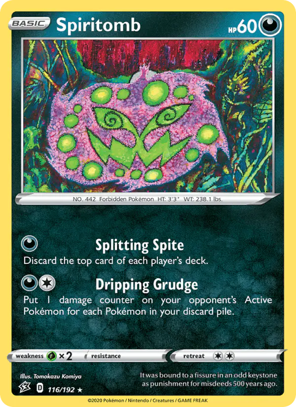 Carta Spiritomb 116/192 de Rebel Clash