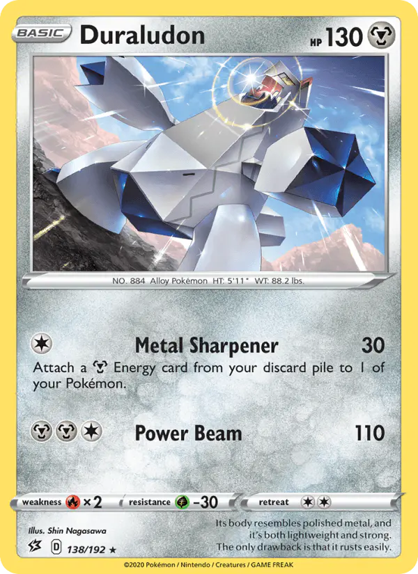 Carta Duraludon 138/192 de Rebel Clash