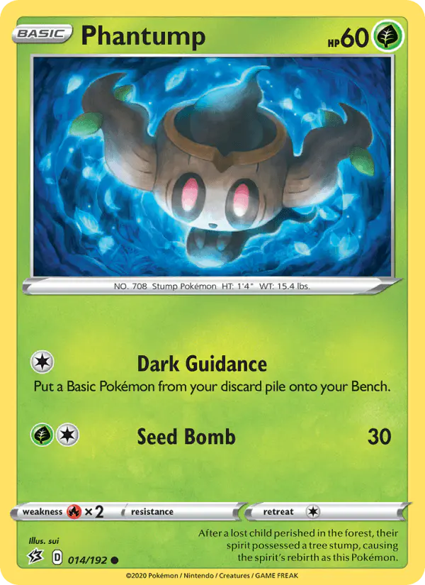 Carta Phantump 014/192 de Rebel Clash