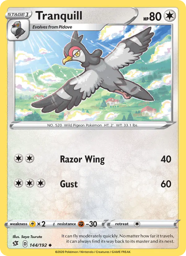 Carta Tranquill 144/192 de Rebel Clash