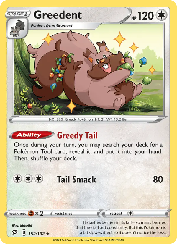 Carta Greedent 152/192 de Rebel Clash