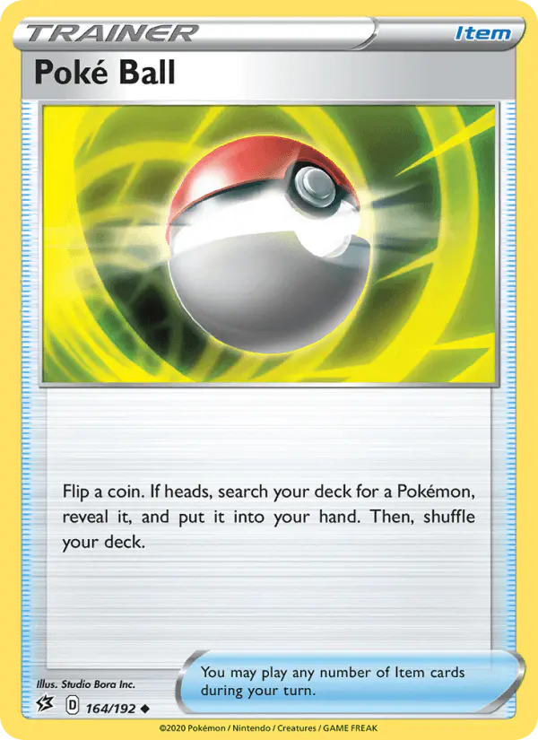 Carta Poké Ball 164/192 de Rebel Clash