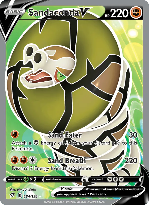 Carta Sandaconda V 184/192 de Rebel Clash