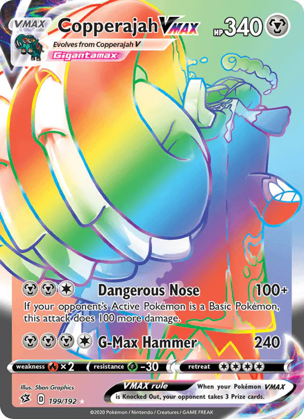 Carta Copperajah VMAX 199/192 de Rebel Clash