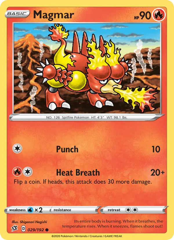 Carta Magmar 029/192 de Rebel Clash
