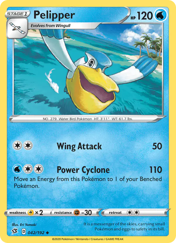 Carta Pelipper 042/192 de Rebel Clash