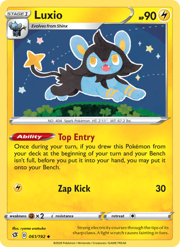 Carta Luxio 061/192 de Rebel Clash