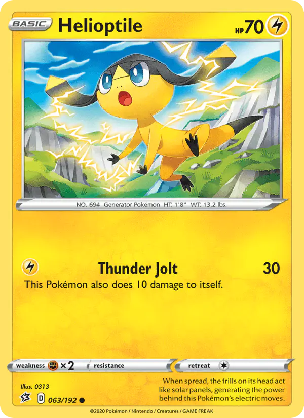 Carta Helioptile 063/192 de Rebel Clash