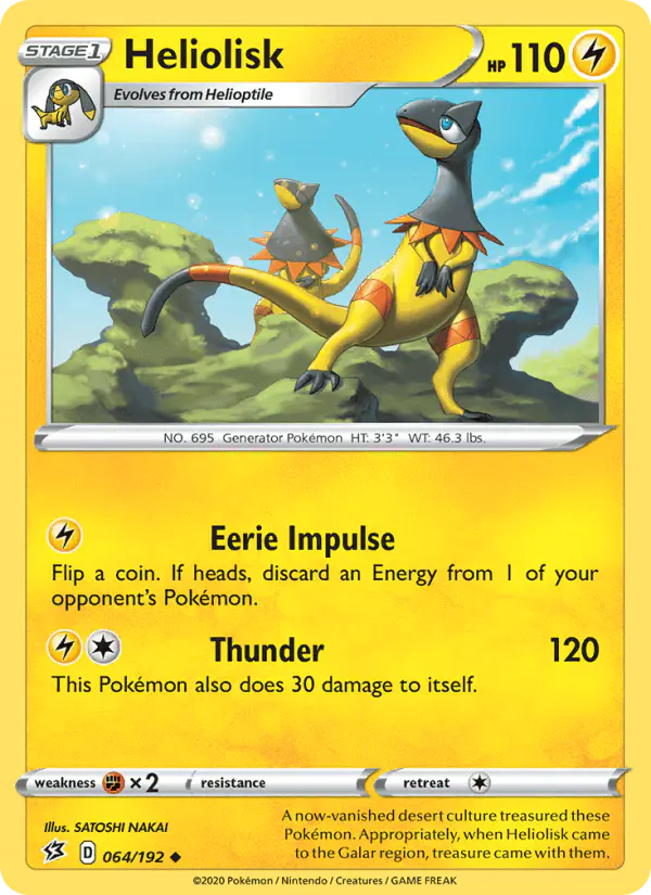 Carta Heliolisk 064/192 de Rebel Clash