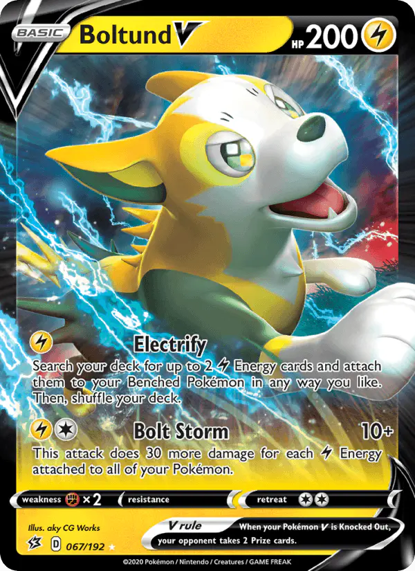 Carta Boltund V 067/192 de Rebel Clash