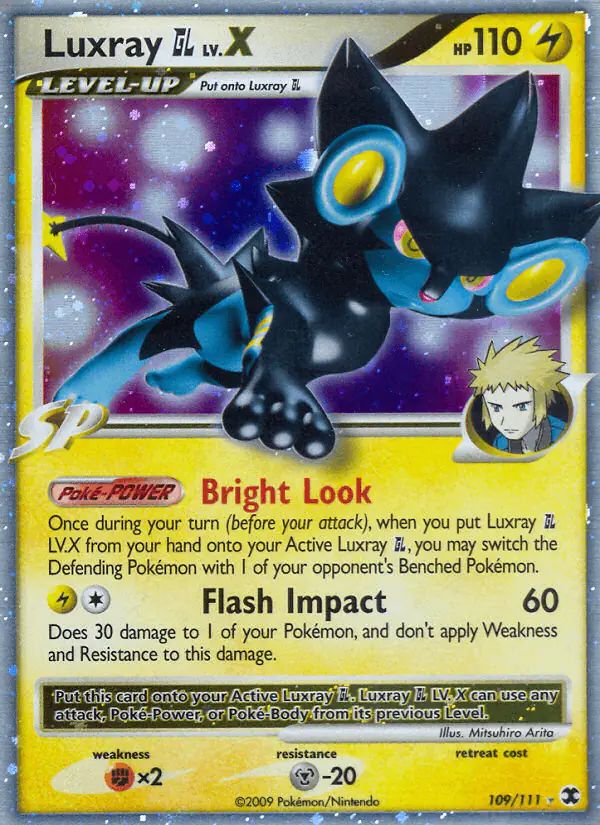Carta Luxray GL LV.X 109/111 de Rising Rivals