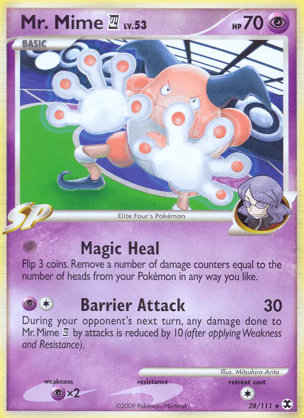 Carta Mr. Mime E4 28/111 de Rising Rivals
