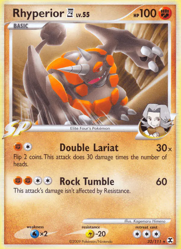 Carta Rhyperior E4 32/111 de Rising Rivals