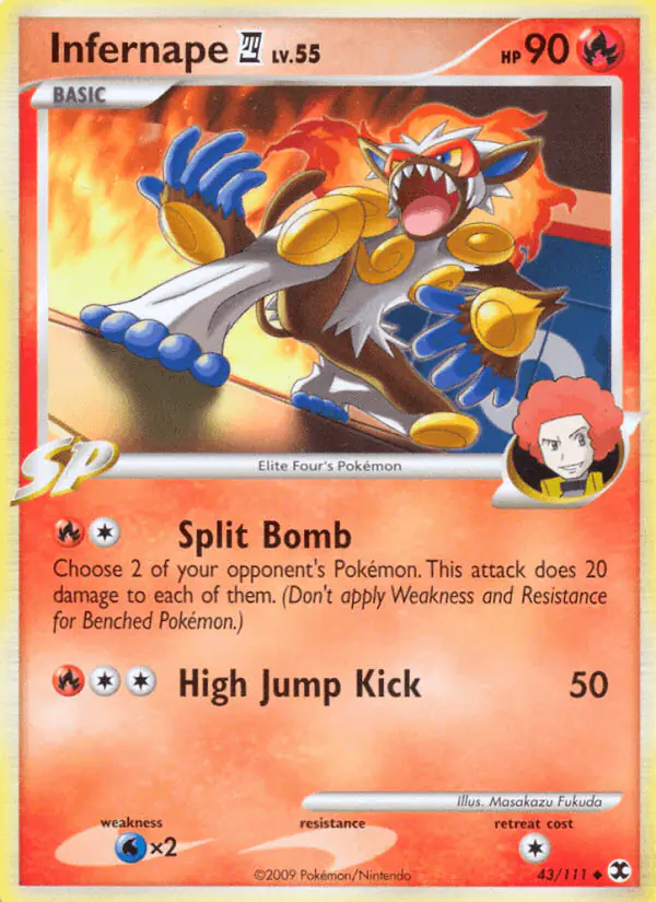 Carta Infernape E4 43/111 de Rising Rivals