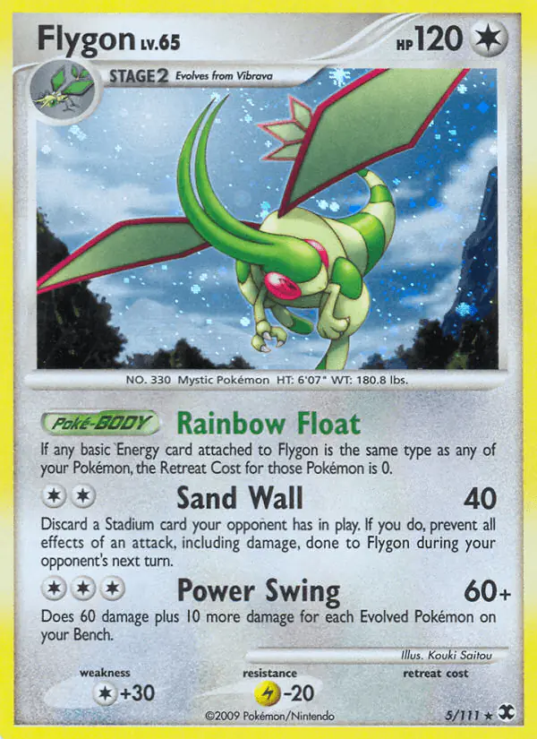 Carta Flygon 5/111 de Rising Rivals