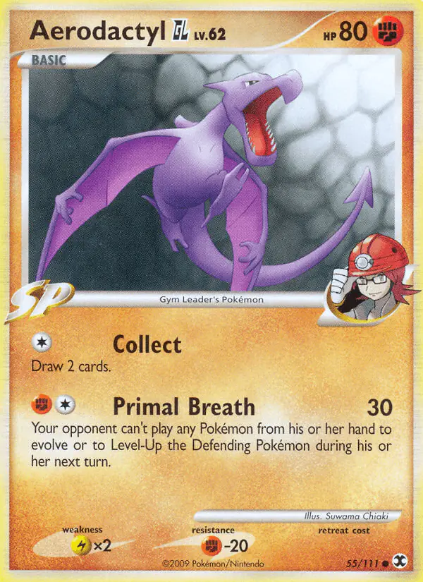 Carta Aerodactyl GL 55/111 de Rising Rivals