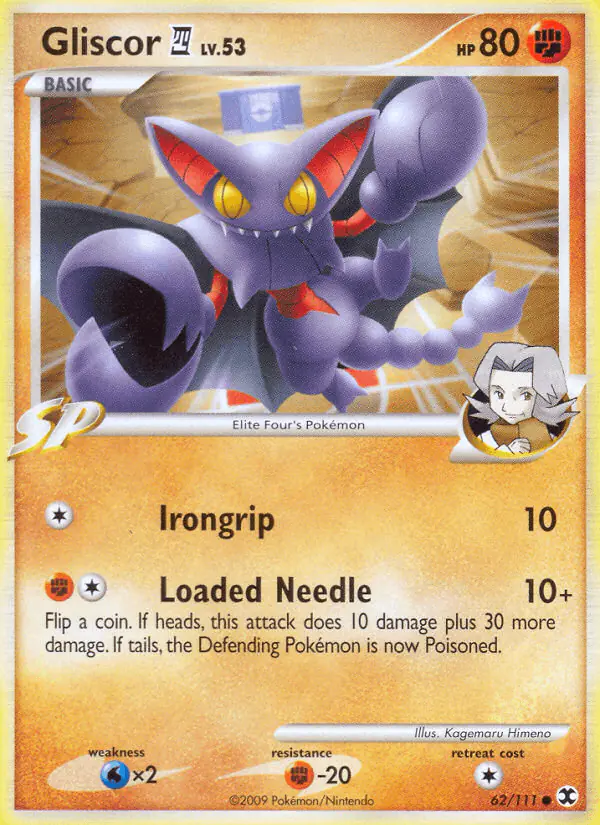 Carta Gliscor E4 62/111 de Rising Rivals