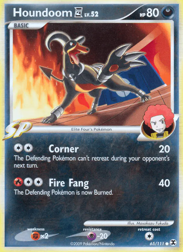 Carta Houndoom E4 65/111 de Rising Rivals