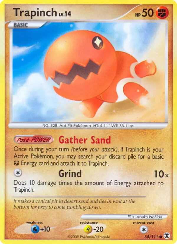 Carta Trapinch 84/111 de Rising Rivals