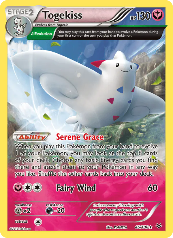 Carta Togekiss 46/108 de Roaring Skies