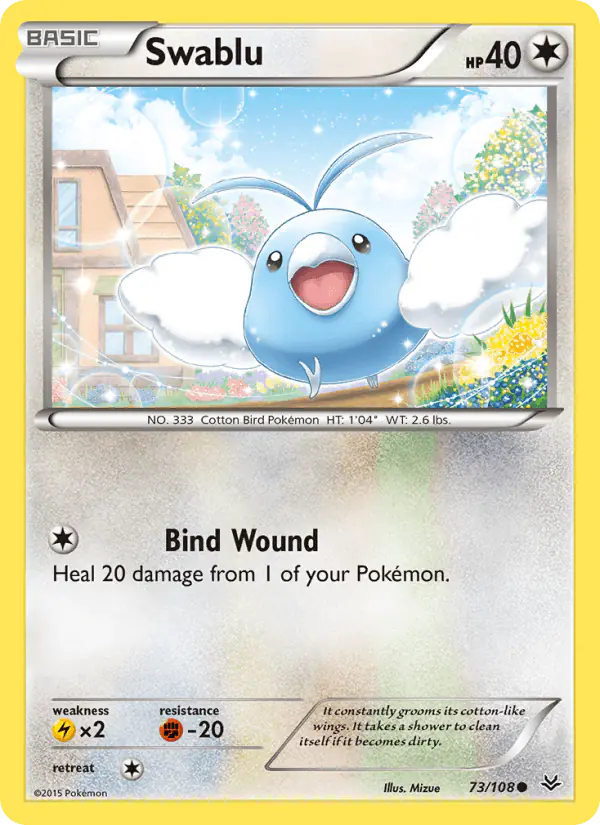 Carta Swablu 73/108 de Roaring Skies