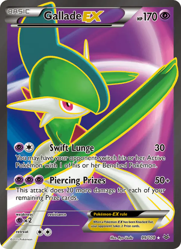 Carta Gallade EX 99/108 de Roaring Skies