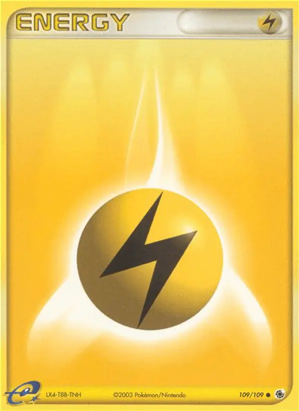 Carta Lightning Energy 109/109 de Ruby & Sapphire