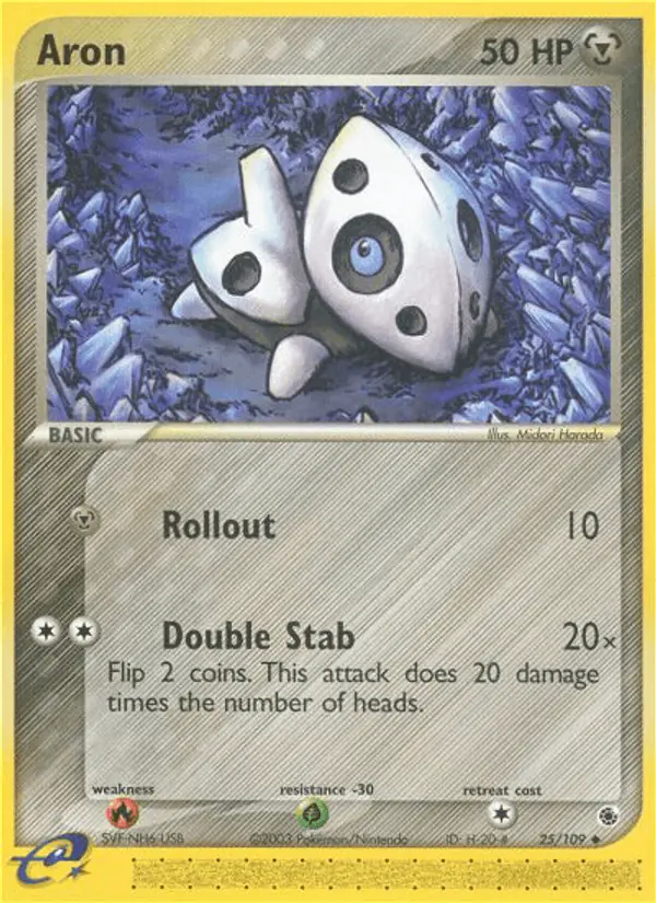 Carta Aron 25/109 de Ruby & Sapphire