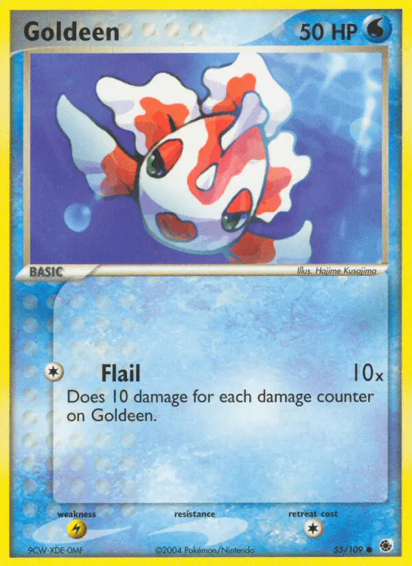 Carta Goldeen 55/109 de Ruby & Sapphire