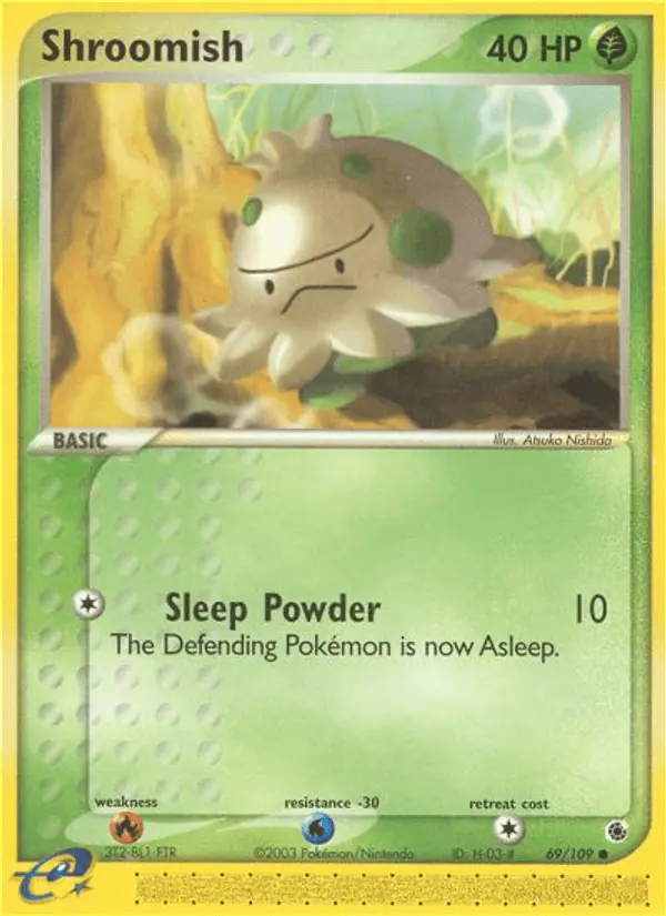Carta Shroomish 69/109 de Ruby & Sapphire