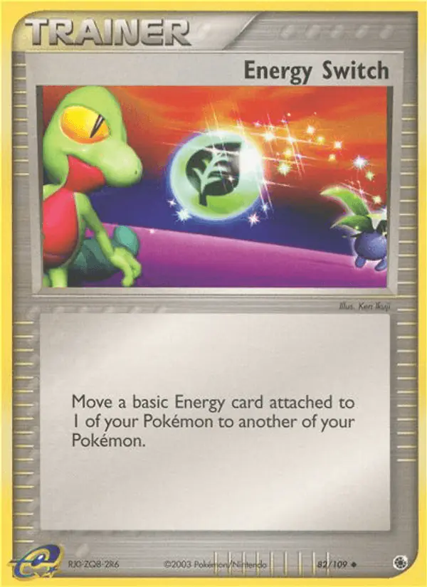 Carta Energy Switch 82/109 de Ruby & Sapphire