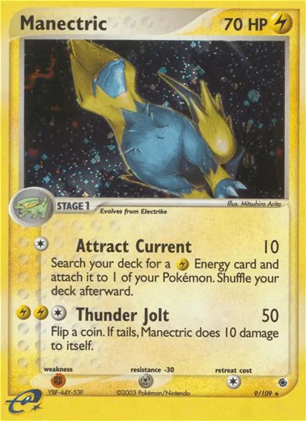 Carta Manectric 9/109 de Ruby & Sapphire
