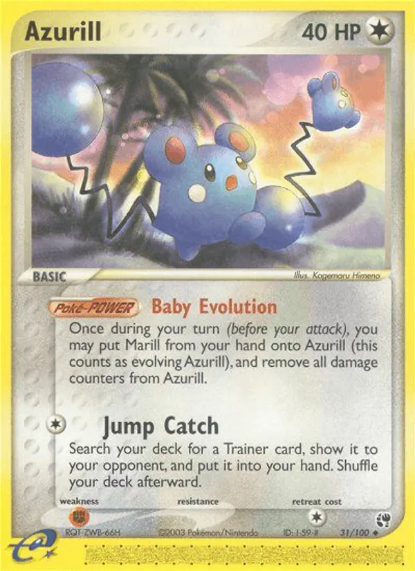 Carta Azurill 31/100 de Sandstorm