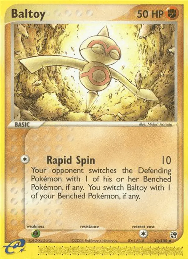 Carta Baltoy 32/100 de Sandstorm