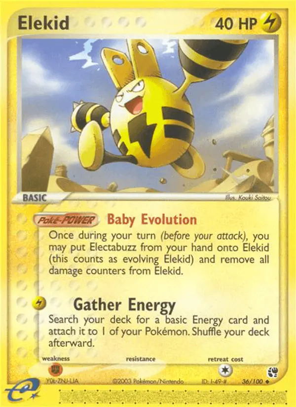 Carta Elekid 36/100 de Sandstorm