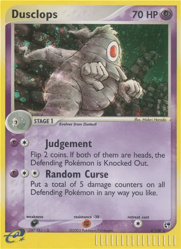 Carta Dusclops 4/100 de Sandstorm